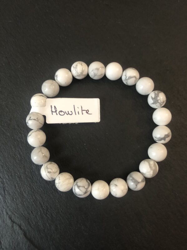 Bracelet en Howlite 8mm.