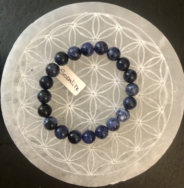 Bracelet en Sodalite 10mm.