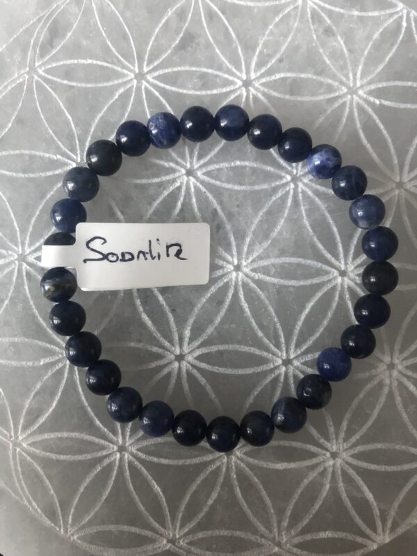 Bracelet en sodalite 6mm.