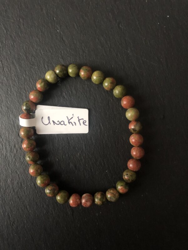 Bracelet en Unakite 6mm.